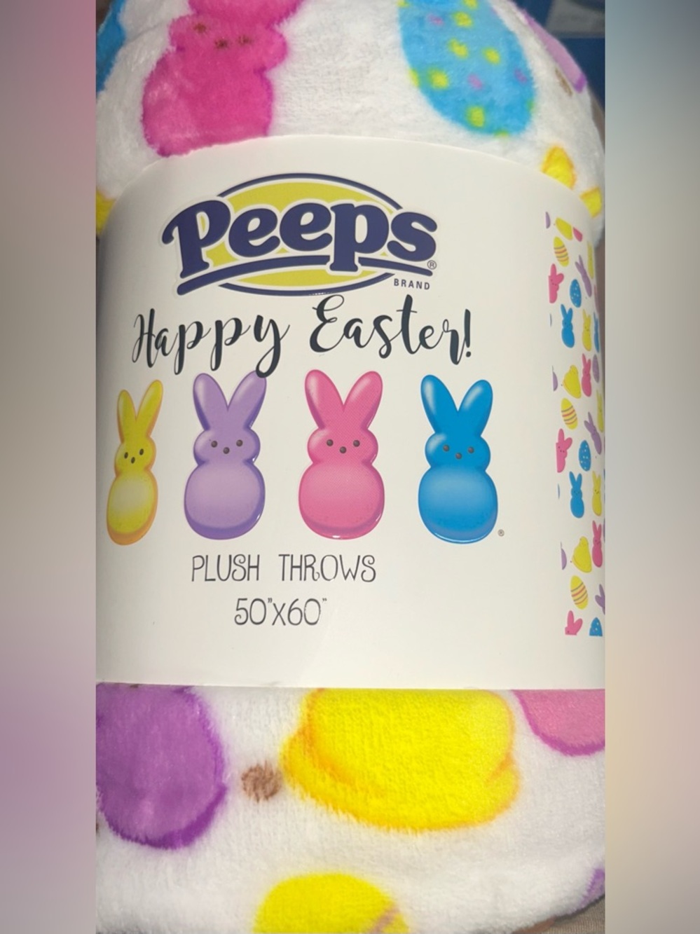 Peeps Happy Easter Throw 50 x 60